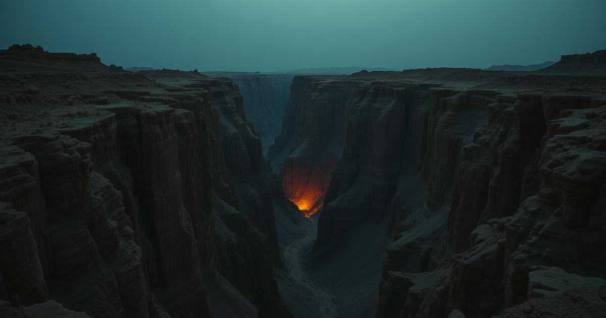 Remote wilderness landscape representing Azazel's imprisonment and the beginning of judgment